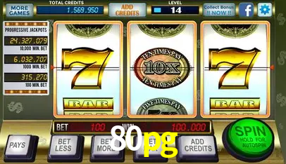 Descubra o Mundo do Cassino Online com 80pg